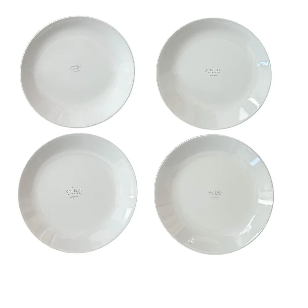Corelle Portofino Salad Plates Italian Coastal Blue White 8.5